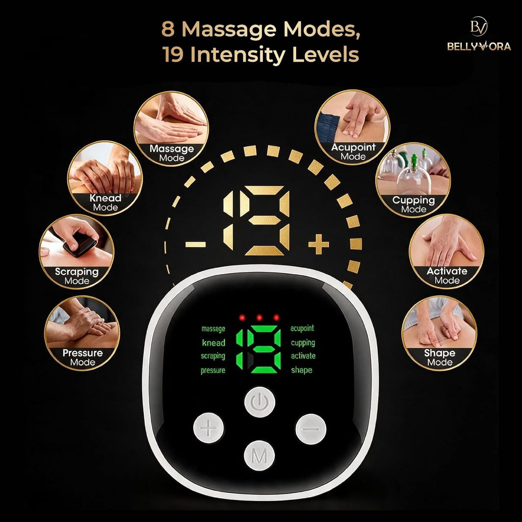 Bellyvora Smart EMS Tummy Pulse Massager Device