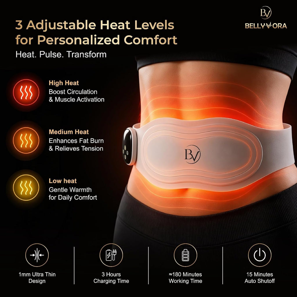 Bellyvora Smart EMS Tummy Pulse Massager Device